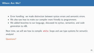 Compiles CS107 loops and error handling tufts | PDF