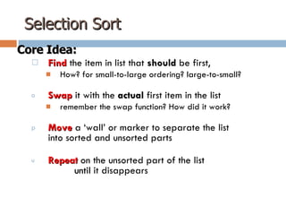 Sorting & Linked Lists | PPT