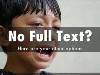 Photo by Creative Donkey - Creative Commons Attribution License https://www.flickr.com/photos/35490291@N07 Created with Haiku Deck
 