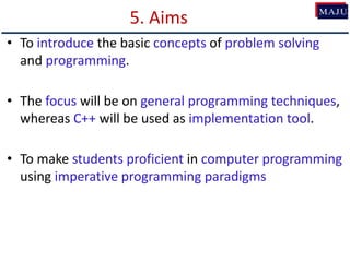 Cs1123 1 intro | PPTX | Programming Languages | Computing