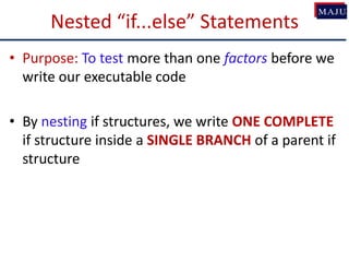 Cs1123 5 selection_if | PPT