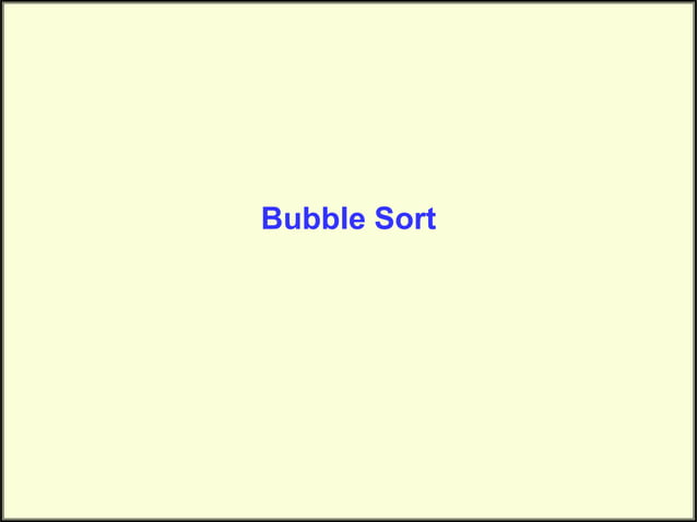 Bubble Sort Python | PPT | Technology & Computing