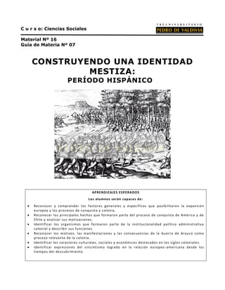 PDV: Historia Guía N°16 [4º Medio] (2012)
