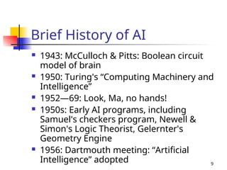 First Ai Program Checkers the basics and advance information about ai and agents | PPT