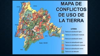 MAPA DE
CONFLICTOS
DE USO DE
LA TIERRA
 