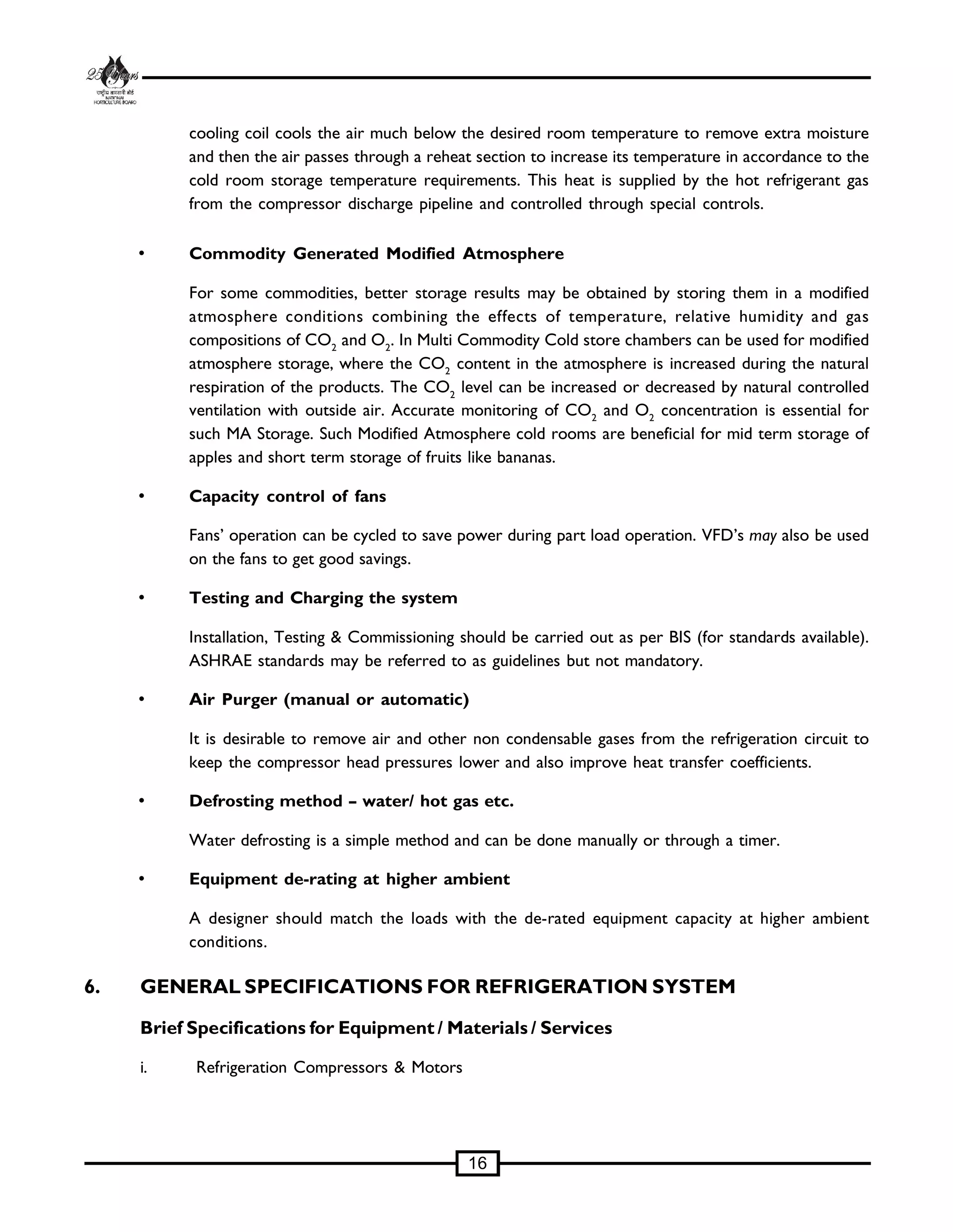 Technical Standard for Cold Storage | PDF