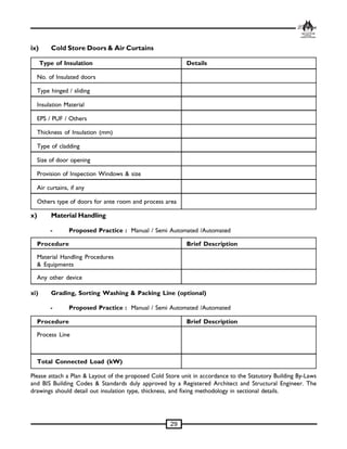 Window Spec For Cold Storage Technical Standard for Cold Storage | PDF