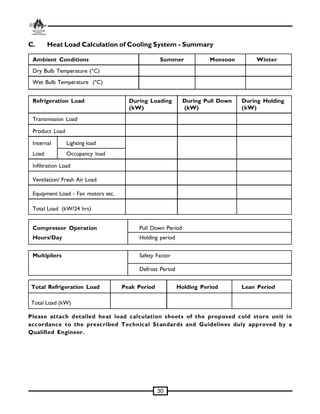 Technical Standard for Cold Storage | PDF