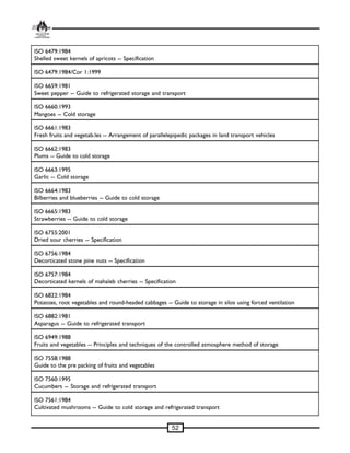 Technical Standard for Cold Storage | PDF