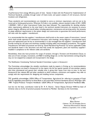 Technical Standard for Cold Storage | PDF