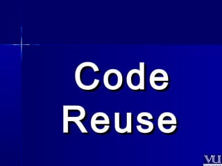 CCooddee 
RReeuussee 
 