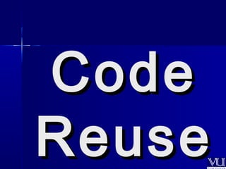 CCooddee 
RReeuussee 
 