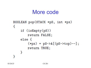 03/20/25 CS 201
More code
 
