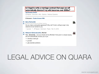 LEGAL ADVICE ON QUARA
                  source: www.quaro.com
 