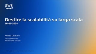 © 2024, Amazon Web Services, Inc. or its affiliates. All rights reserved. Amazon Confidential and Trademark.
© 2024, Amazo...