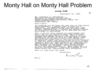 Monty Hall on Monty Hall Problem 