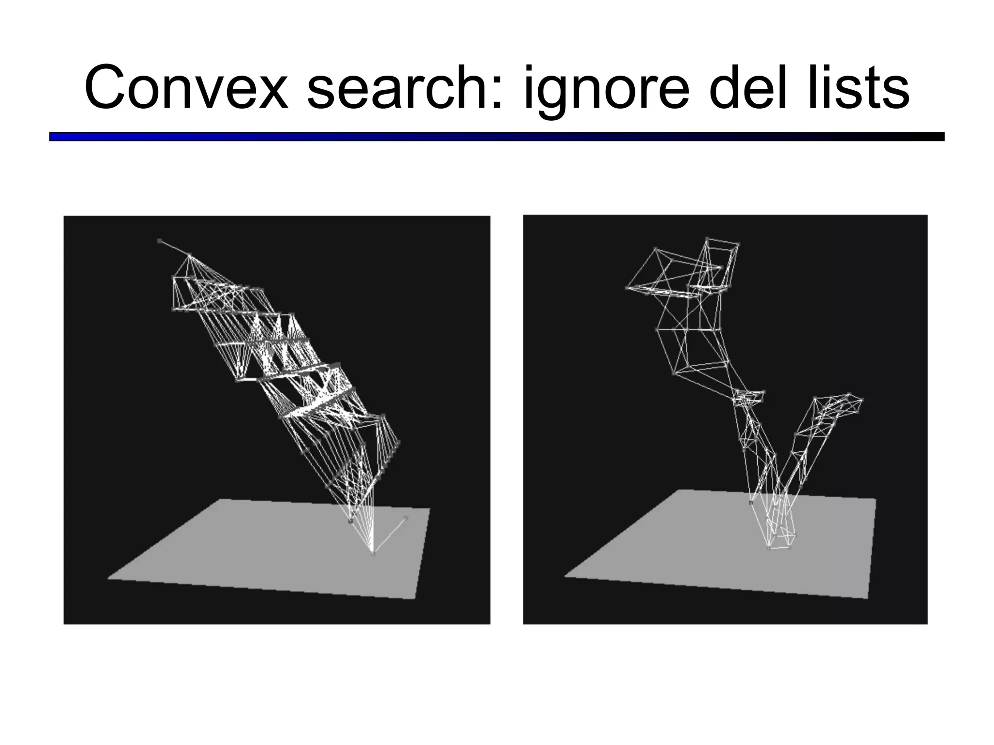 Convex search: ignore del lists 