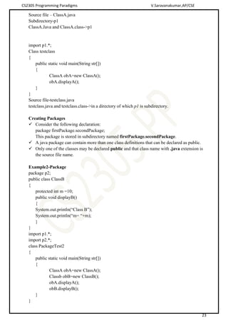 Cs2305 programming paradigms lecturer notes | PDF