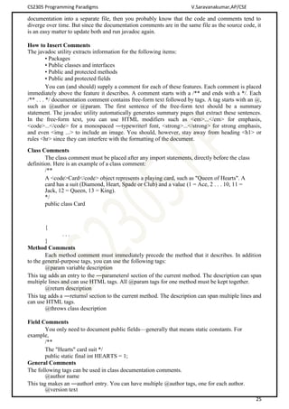 Cs2305 programming paradigms lecturer notes | PDF