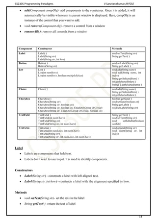 Cs2305 programming paradigms lecturer notes | PDF