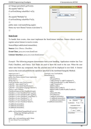 Cs2305 programming paradigms lecturer notes | PDF