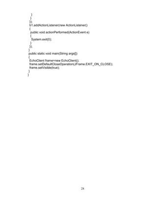 CS2309 JAVA LAB MANUAL | DOC