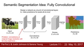 Cs231n 2017 lecture11 Detection and Segmentation | PDF