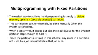 Comprehensive Overview of Memory Management in Operating Systems ...