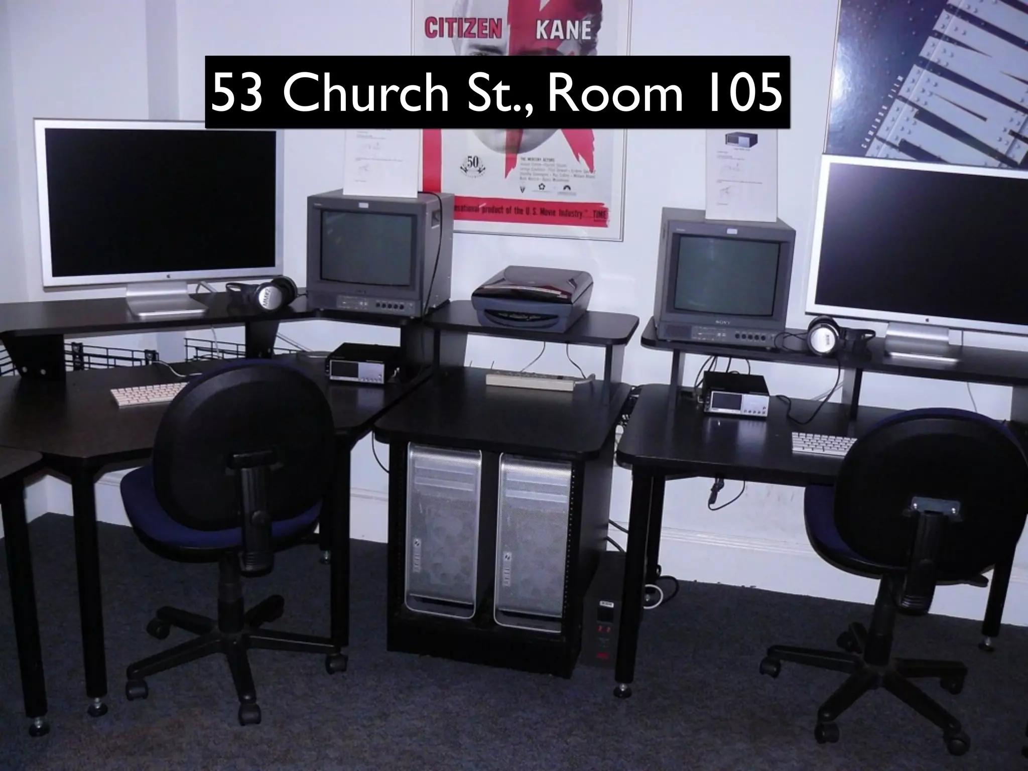 53 Church St., Room 105
53 Church St., Rm 105
 