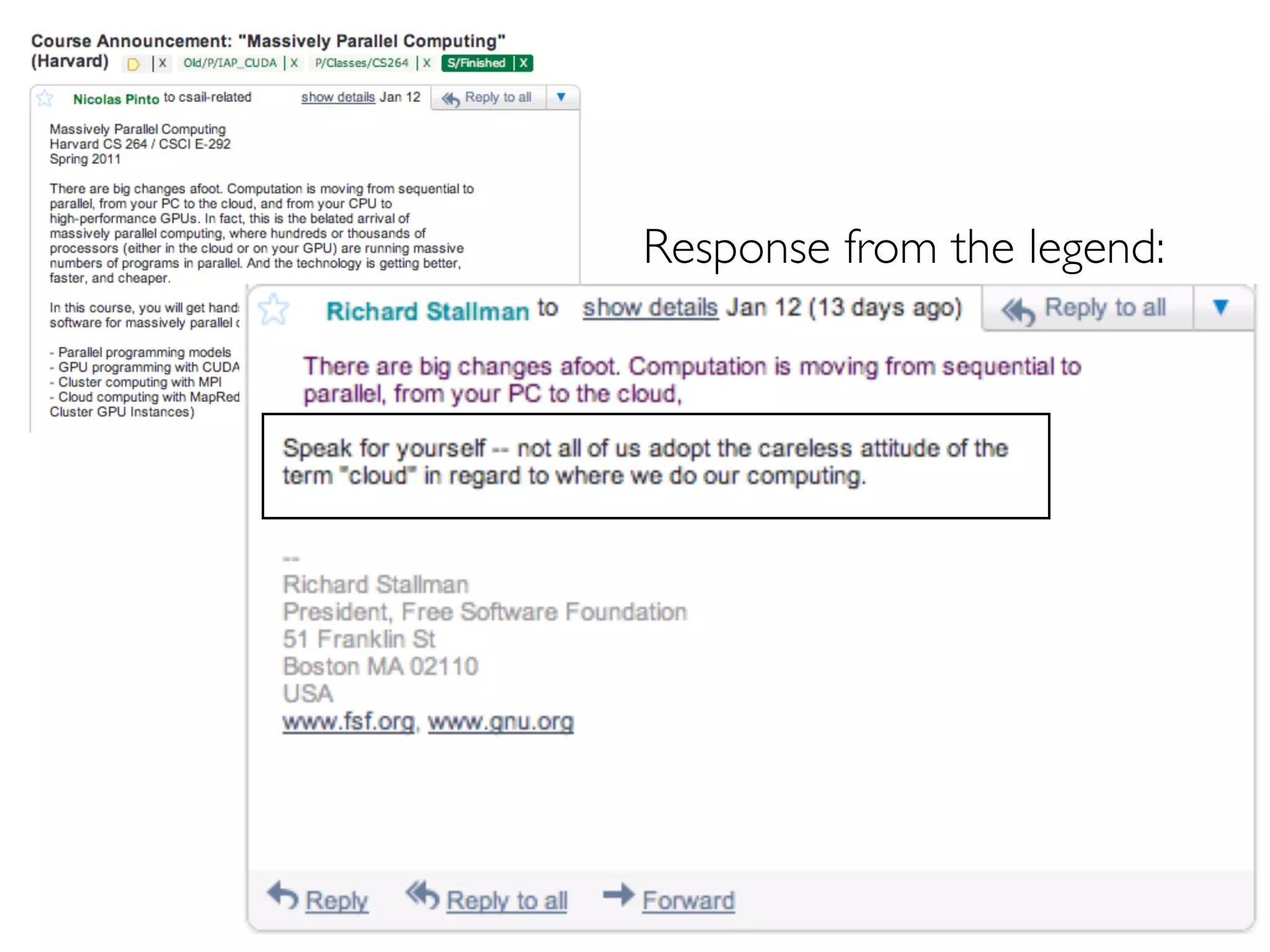 Response from the legend:


...
 