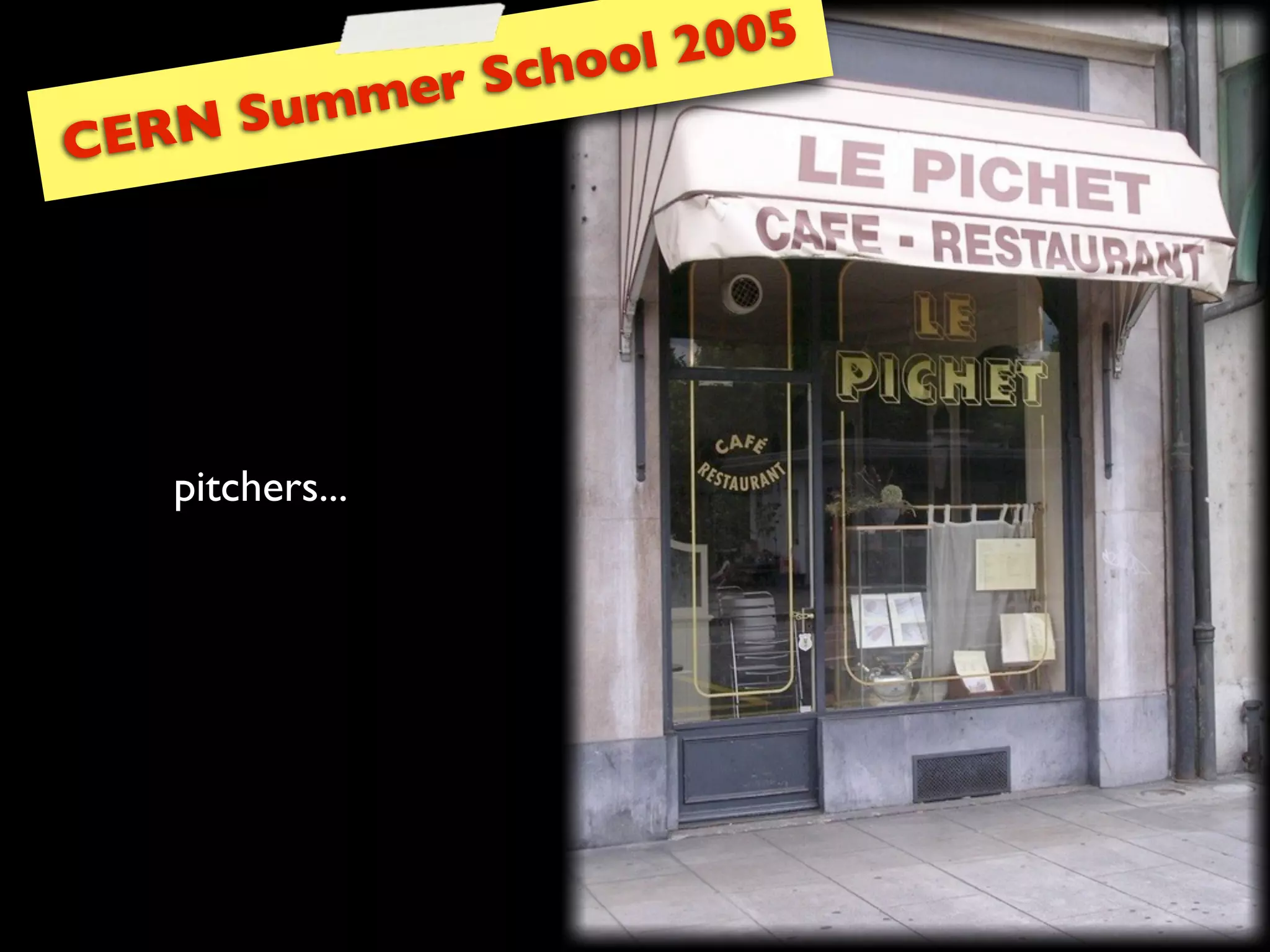 ool 2005
                   me r Sch
    ERN Sum
C




     pitchers...
 