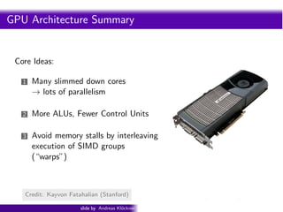 [Harvard CS264] 03 - Introduction to GPU Computing, CUDA Basics | PDF