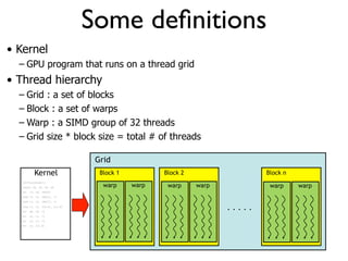 [Harvard CS264] 03 - Introduction to GPU Computing, CUDA Basics | PDF