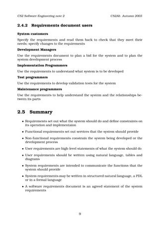 Cs2 ah0405 softwarerequirements | PDF