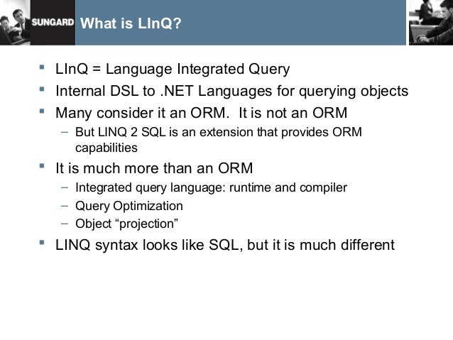 C 30 And Linq Tech Talk - 