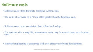 Introduction of Software Engineering unit-1 | PDF