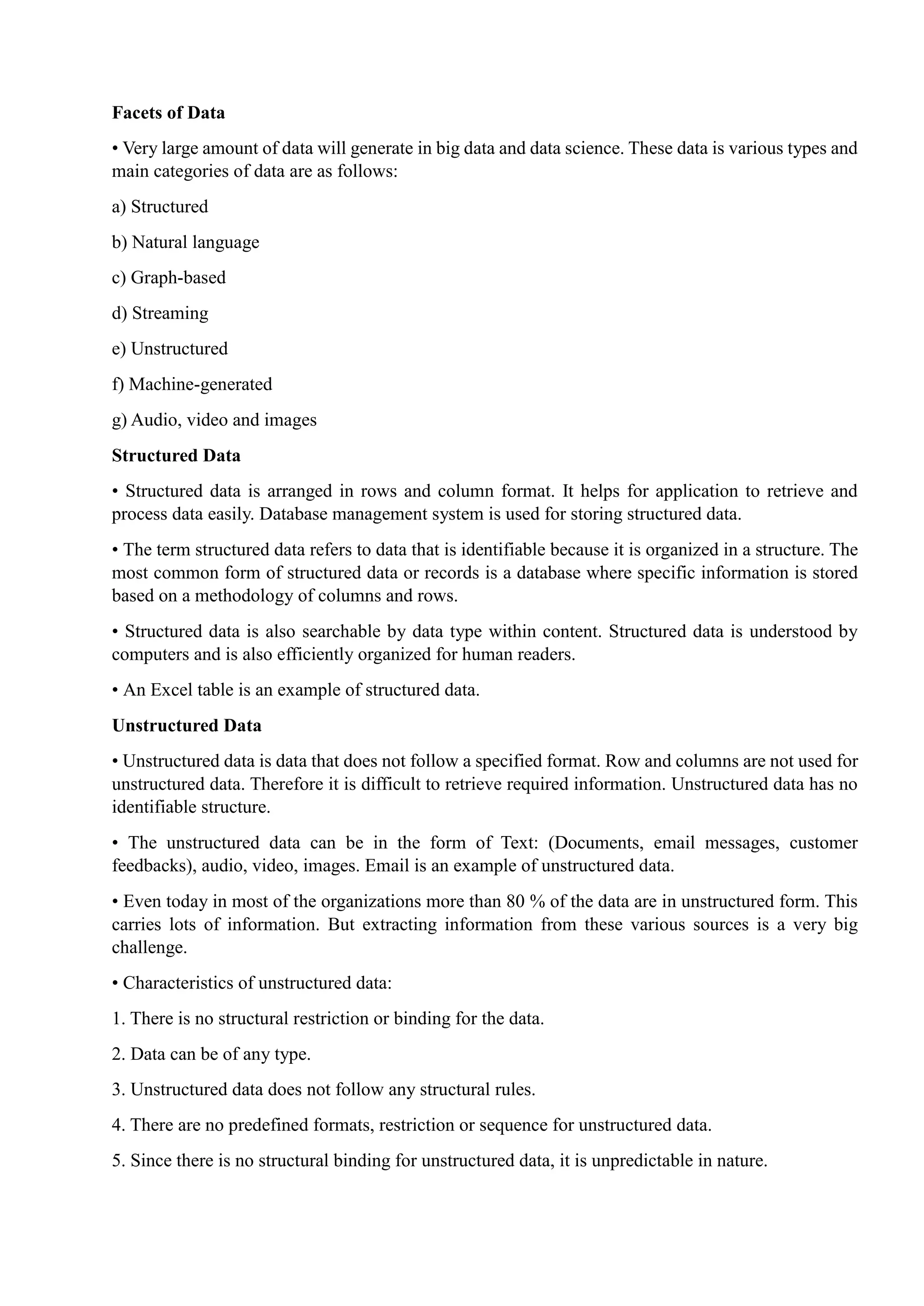 CS3352-Foundations of Data Science Notes.pdf | Databases | Computer ...