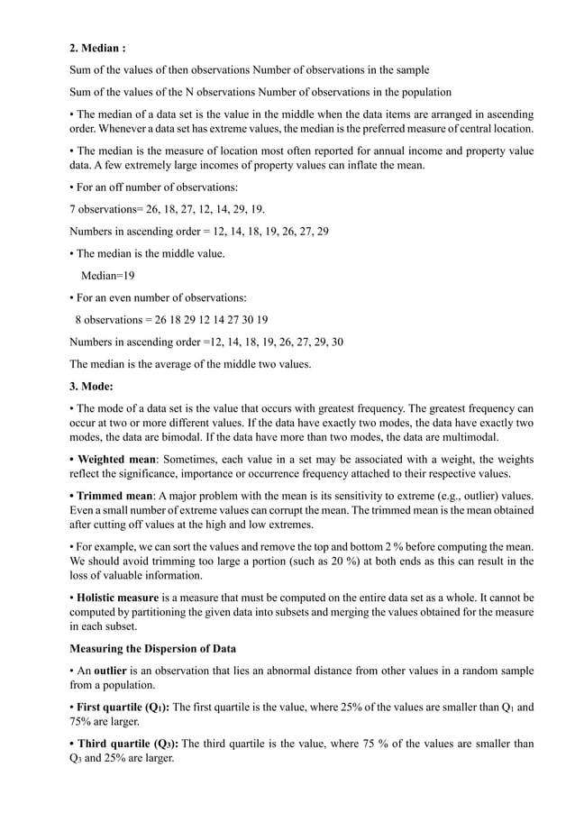 CS3352-Foundations of Data Science Notes.pdf | Databases | Computer ...