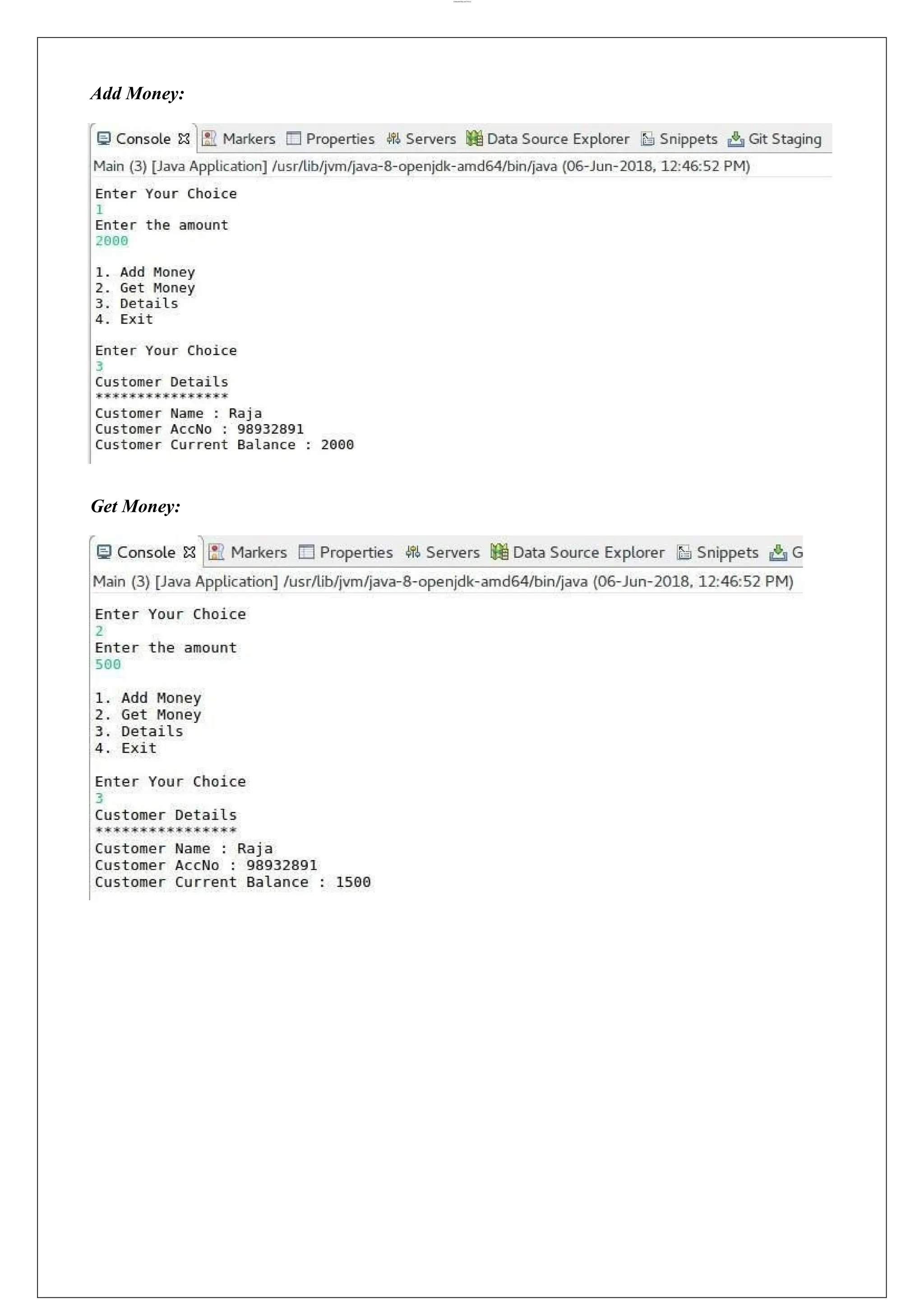 lOMoARcPSD|44777612 Add Money: Get Money: 