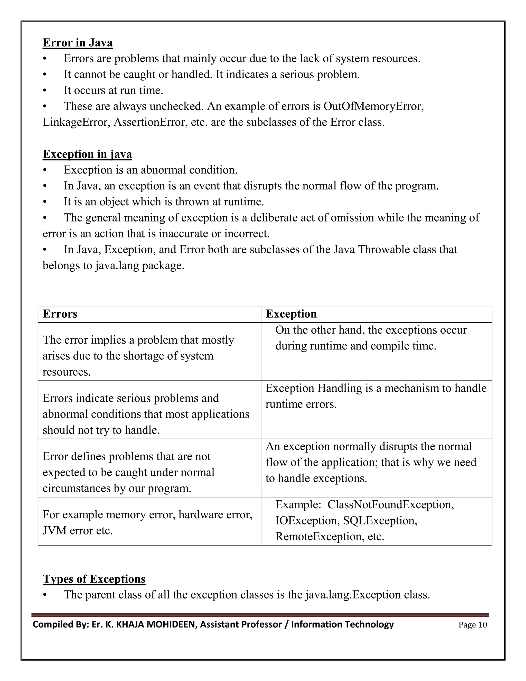 CS3391 -OOP -UNIT – III NOTES FINAL.pdf