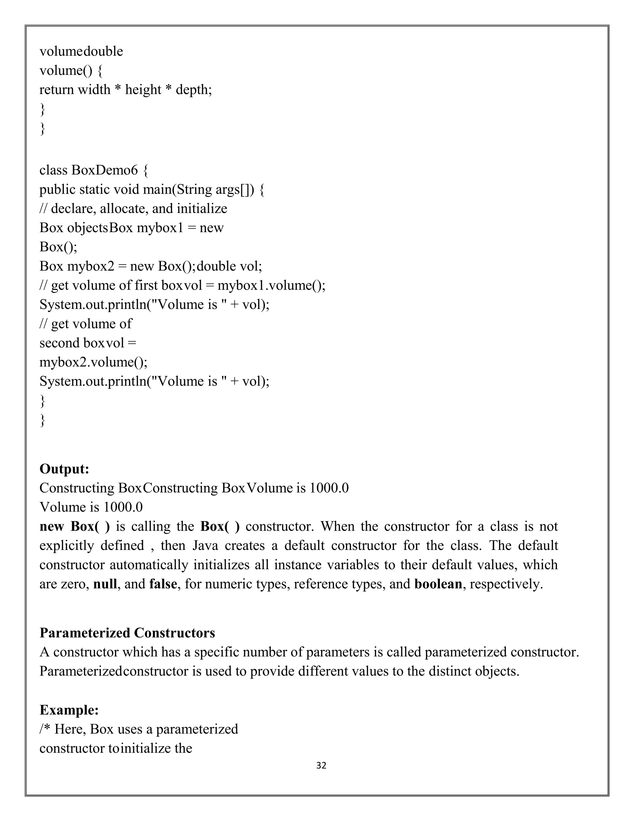 CS3391 -OOP -UNIT – I NOTES FINAL.pdf | Programming Languages | Computing