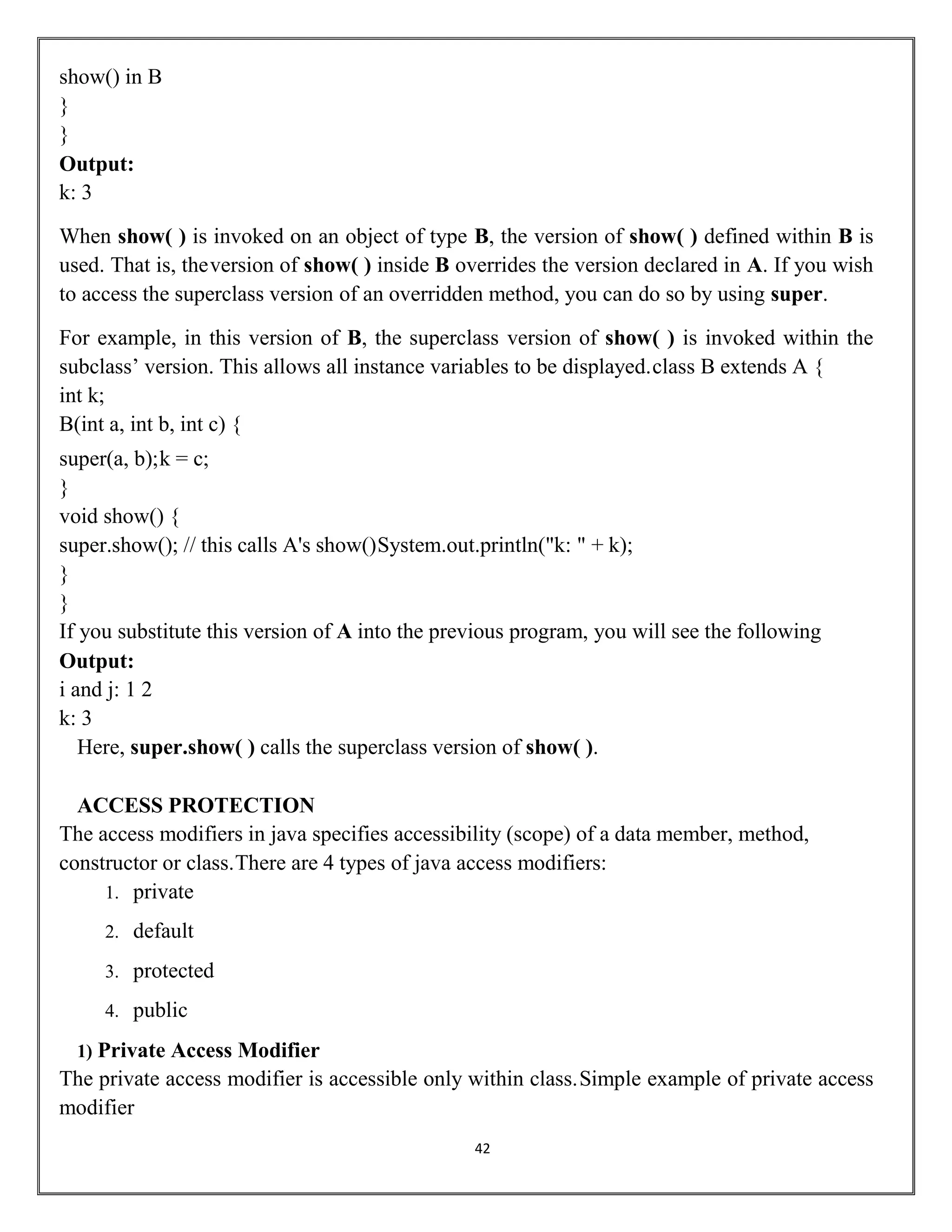 CS3391 -OOP -UNIT – I NOTES FINAL.pdf | Programming Languages | Computing