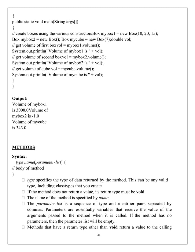 CS3391 -OOP -UNIT – I NOTES FINAL.pdf | Programming Languages | Computing