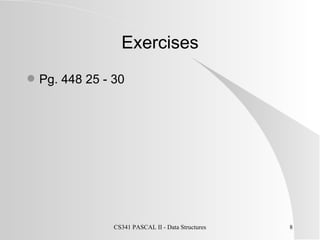 Exercises Pg. 448 25 - 30 