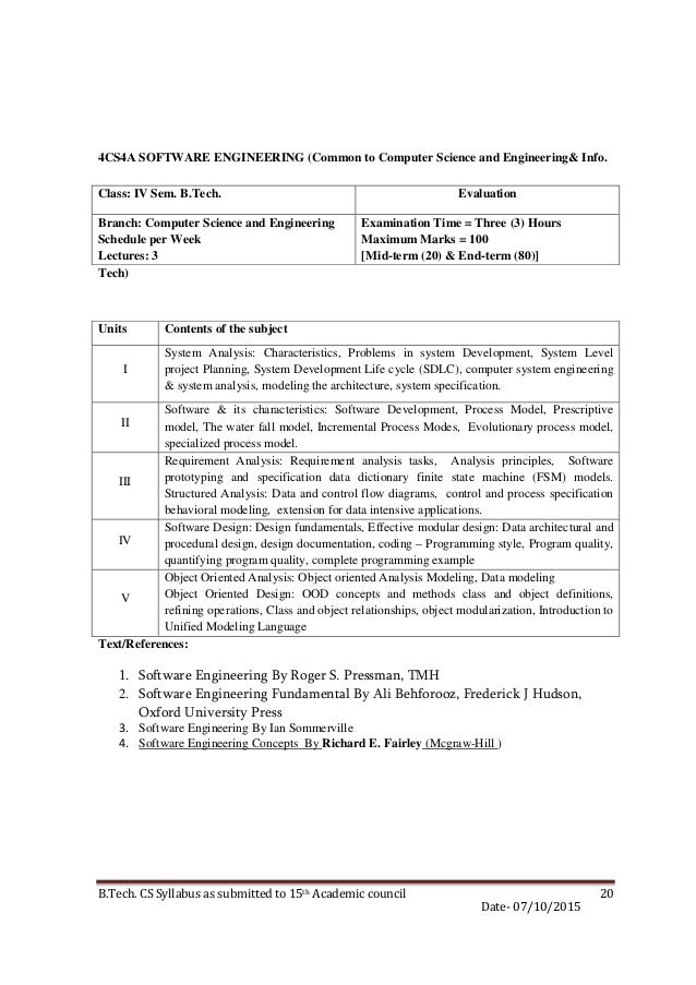 rtu cs branch syllabus