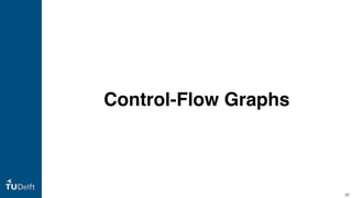 Control-Flow Graphs
20
 