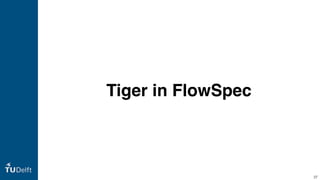 Tiger in FlowSpec
37
 
