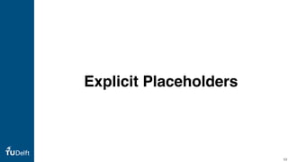 Explicit Placeholders
53
 