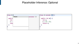 Placeholder Inference: Optional
73
 