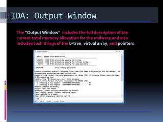 Ida Pro Program Output Example IDAPRO | PPTX